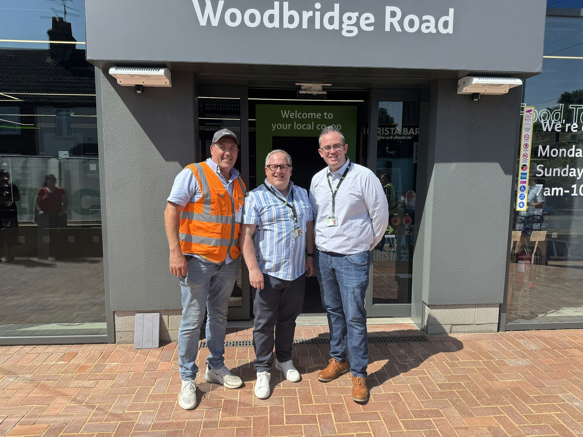Handover from East of England Co-op's Building Services team and Contractors to the East of England Co-op's Retail team who will now prepare the store for opening